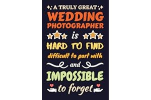 Wedding Photographer Gifts: Lined Notebook Journal Diary Paper Blank, an Appreciation Gift for Wedding Photographer to Write in (Volume 7)