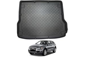 NOMAD Boot Liner for Audi Q5 2008-2016 Premium Tailored Fit Car Floor Mat Protector Guard Tray Black Custom Fitted Accessory - Dog Friendly & Waterproof with Raised Edges