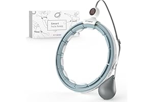 FITMIND Smart Hula Hoop Reifen Erwachsene, Hula Hoop mit Gewicht Kugel, Hoola Hoop zum Abnehmen für Anfänger Hula Hoopers Gewichtsverlust, 16 schnell abnehmbare Segmente