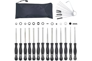 Hippotech 14 Pcs Carburetor Adjustment Screwdriver Kit with Cleaning Tool for Common 2 Cycle Carb Tune up Adjusting