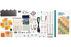 Arduino Official Starter Kit for Beginners [K020007] (Manuel en Français) - Kit Complet pour Apprendre l'électronique et la Programmation, idéal pour débutants.