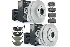 ‎NB PARTS NB PARTS Bremsscheiben Bremsbeläge vorne hinten passend für Audi A3 8L A2 VW Golf 4 Polo 9N Bora