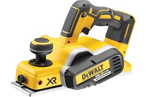 DEWALT - Bezszczotkowy samolot XR 18V Li-Ion - DCP580NT-XJ - Strugarka bezprzewodowa z obudową TSTAK - Przednie i tylne wsparcie dla lepszej stabilności - Bęben Ø48mm - Prędkość 15000 obr./min