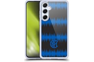 Head Case Designs Licenza Ufficiale Inter Milan Audio Wave Grafici Custodia in Gel [Protezione di Grado Militare] Compatibile con Samsung Galaxy A55 5G