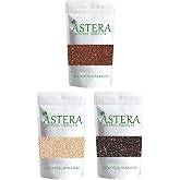 ASTERA 250 Gr Kırmızı Kinoa + 250 Gr Siyah Kinoa + 250 Gr Beyaz Kinoa