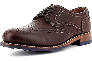 GORDON & BROS. Gordon & Bros Levet 2318 Flex N Derby Chaussures basses à lacets pour homme - Brogue, semelle flexible Goodyear Welted pour un confort de course parfait, pour le travail, les loisirs