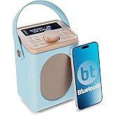 MAJORITY-DAB, DAB+Dijital ve FM Bluetooth radyo | Ak&uuml; ve Şebeke Enerjili Taşınabilir DAB Radyo | &Ccedil;oğunluk Little Shelford | B