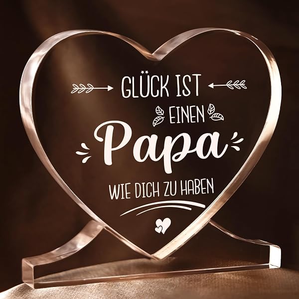 Vatertagskarte Von Tochter/Sohn – „Für Den Besten Papa Der Welt“ Mit Stern-Design