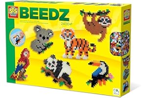 SES CREATIVE Koraliki do naprasowania - zwierzęta z dżungli