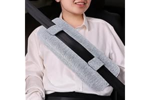 RoamReady Seat Belt Pillow for Mastectomy Post-Surgery, Heart Surgery Recovery Support Cushion Pad for Chest Chemo Port Pacemaker Bypass Hysterectomy Recovery Gifts for Women (Light gray)