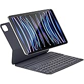 İpad 12.9"3.4.5.6.Nesil M1.M2 2022.2021/ iPad Air 13 (M2, 2024/M3,2025) ile Uyumlu Magic Keybord Folio klavyeli kılıfı
