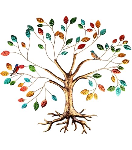 Decorazione murale/Albero della Vita Quadro/Immagine Legno Intagliata Decorativa per La Casa Camera Da Letto Soggiorno Bagno Cucina Ufficio Giardino