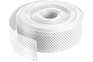 Fassadenprofile Listwa wentylacyjna/kratka okapowa PVC rolowana 1 rolka 60m 100mm bia³a, blacha okapowa, listwa wentylacyjna, blacha kratkowa, tworzywo sztuczne, blacha perforowana, os³ona rynny