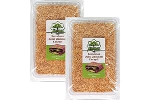 Geröstete Kadayif für Dubai Schokolade - Engelshaar - Knusprig & Lecker -2er Pack - 2x200g - Fistikci + Ben's Garden Notizblock Set