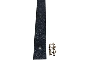 GREENTEC Bandes antidérapantes pour terrasse – 1200 mm x 50 mm antidérapant en composite GRP (noir)