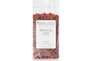 ITALIA SPEZIE - Bacche di goji 1 Kg - naturali, senza zucchero aggiunto - Qualità Certificata - Goji Berries 100% - Ideali muesli e la preparazione di dolci.