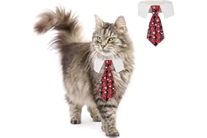 DEREINE Animale Domestico Regolabile Papillon, Cravatte per Cani, Regolabile per cani e gatti papillon,Gatto Cane Costume Cravatta, per Cani di Piccolo Dimensioni e Gatti Cucciolo Partito