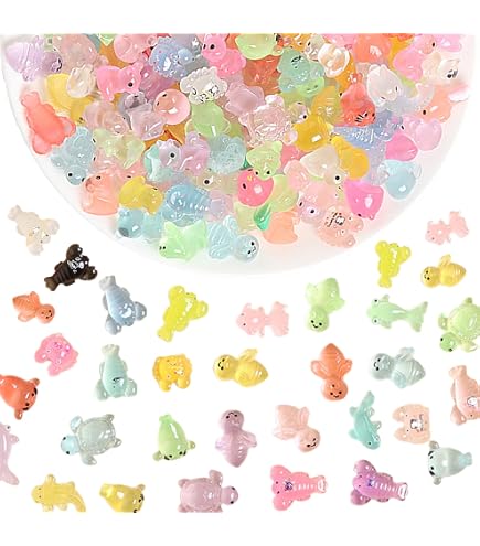 42-teiliges Set Mini Meereslebewesen Aus Harz – Bunte Ozeantiere Für Aquarium, Deko & DIY