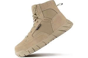 FREE SOLDIER Herren Stiefeletten Ultralight Military Tactical Arbeit Stiefel Knöchelhoch 6" Inch Zoll Spitze bis atmungsaktiv Desert Boots