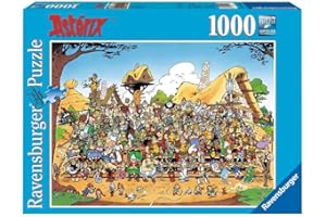 Ravensburger Puzzle 15434 - Asterix Family Photo - Układanka 1000 elementów dla dorosłych i dzieci od 14 lat, układanka z Asterixem i Obelixem