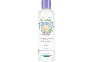 Earth Friendly Baby Children Body Lotion Calming Lavender Kids 250 ml Ecocert, White