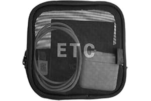 VicSec Travel Organizer Wallet Bag Cable Organiser Electronics Accessories Travel Carry Storage Case for USB Cables SD Cards Money Lipsticks Nails Polish Organizer Coin Purse Pouch