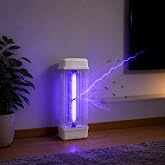 Coverzone Coverzone 41cm UV Işıklı Kule Tipi 10W Sinek &Ouml;ld&uuml;r&uuml;c&uuml; Elektrikli Sivrisinek ve Haşere &Ouml;ld&uuml;r&uuml;c&uuml; Cihaz,10 Watt Temizl