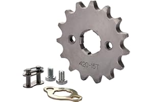 ‎GOOFIT GOOFIT 420 15 T 20mm Motorrad Motor Kettenritzel Kettenräder Ritzel kleines Kettenrad Ersatz für 50cc 70cc 90cc 110cc Motorcycle Dirtbike ATV Quad