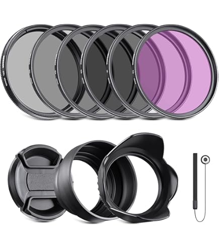 Set Di Accessori Per Fotocamere Panasonic Lumix DMC FZ2500 FZ2000 Con Paraluce Grandangolare In Metallo, Filtro UV, Copriobiettivo, Penna Per La Pulizia