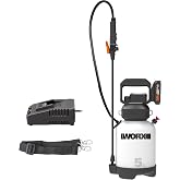 WORX WG829E 20Volt 2.0Ah. Li-ion 5Lt. Omuz Askılı Basın&ccedil;lı İla&ccedil;lama ve Dezenfektan Pompası
