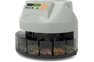 Detectalia M5 Contamonete Automatico, Gris, Medio