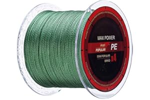 TikTako 300 M 500M 1000M 4 Hilos 8 80lb Trenzado Pesca Línea PE Multifilamen Trenza Líneas Lago Río Pesca Alambre Suave Flotante Línea Verde 1000M 37Lb 0.28mm