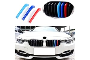 Goodream Grille Insert Trims Compatible With BMW 2013-2018 F30 F31 3 Series 320i 328i 330i 335i 340i performance Black Kidney Grilles (8 Beams), NOT 11-Beam Standard Grille or 4 Series