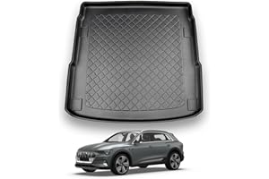 Nomad Boot Liner Compatible with Audi E-Tron 2019+ Premium Tailored Fit Car Floor Mat Protector Guard Tray Black Custom Fitted Accessory - Dog Friendly & Waterproof with Raised Edges