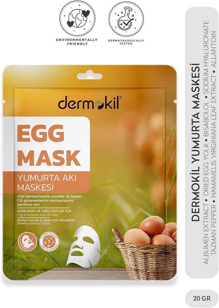 Dermokil Yumurta Maskesi Aknejenik ve Yağlı Ciltler için 20 gr