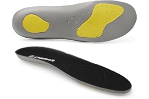 riemot Komfortowe wkładki męskie, wygodne podeszwy, oddychające wkładki sportowe, zamiennik wkładki do butów roboczych, 45 EU, czarny, 45
