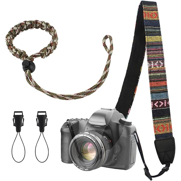 Cinghia Per Fotocamera In Pelle Regolabile - Tracolla Comfort Per Reflex E Compatte