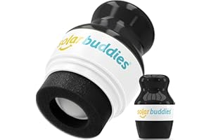 Solar Buddies Sunscreen Applicator - Single Green - Refillable Roll on Sponge Sunscreen, Suncream & Lotion Applicator For Kids, Adults & Families - Holds 3.4fl oz, Perfect Size for Travel