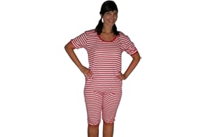 Ramona Lippert Retro Ringelbadeanzug | Gestreifter Badeanzug Unisex | 20er + 30er Jahre Outfit | Karneval Verkleidung Für Erwachsene | Kostümparty