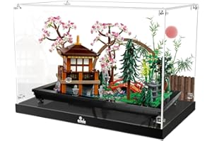 cooldac Lego 10315 Vitrine en acrylique pour icônes Jardin du silence, étanche à la poussière, transparente, compatible avec les icônes Lego 10315 Jardin du silence (le modèle non inclus)
