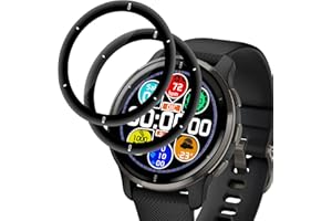Supershieldz Panzer Schutz Glas für Garmin Venu 2 plus, Panzer Schutzfolie für Venu 2 plus, HD Displayschutz, Glasfolie Anti-Bläschen, 3D-Vollständige, Anti-Kratzen - 2 Stück
