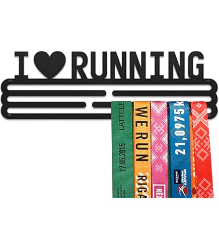 United Medals Portamedaglie Da Parete Per Runner - Esponi Le Tue 48 Medaglie Con Stile! - Foto 5