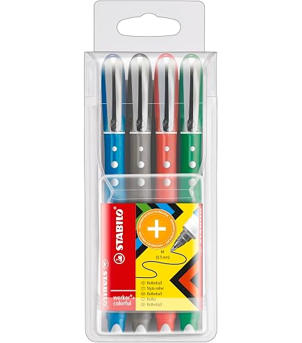STABILO worker+ colorful Penna stick a sfera Blu 10 pz
