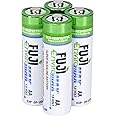 Fuji Enviromax AA Super Alkaline LR6 Batteries - Eco-Friendly, Long Lasting, Powerful, No Harmful PVC & Heavy Metals Used – (4 Pack)