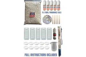 GLITTER FAIRY SCENTS Wax Melt Starter kit - Laundry Fragrance scents, Kit3 - A Great kit to Introduce You to The Art of Making Your own Highly Scented, Luxurious Wax Melts from Home