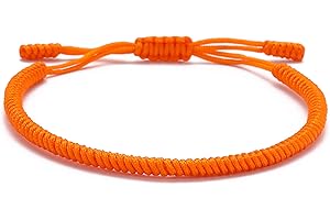 LUCKY BUDDHIST Glücksarmband + Anhänger/Halskette! Für Teen Männer Frauen - Geflochtene Freundschaftsarmbänder - Mit Liebe handgefertigt - Tibet Stil - Einstellbares Handgelenk Armband