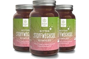 ‎BITTERLIEBE BitterLiebe® Bitter Stoffwechsel Komplex - 90 hochdosierte Kapseln mit Cholin, Zink, Vitaminen & Bitterstoffen - Für einen normalen Fett- und Energiestoffwechsel - Vegan & Made in Germany