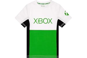 Xbox T-shirt Boys Kids Black Green Game Console Logo Odzież Top