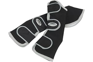 WeatherBeeta Wide Tab Long Travel Boots, Black/Silver, Full