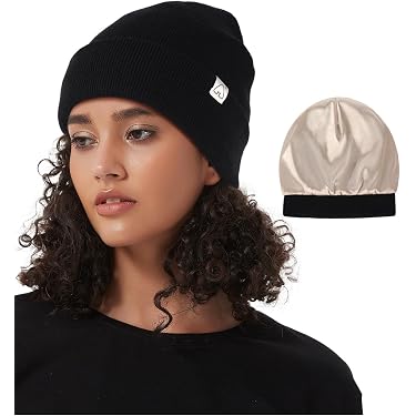 Hieoeye 'I Love My Ladies Chicken' Beanie Hat - Black Stretchy Knit Winter Cap For Women & Men - View #6